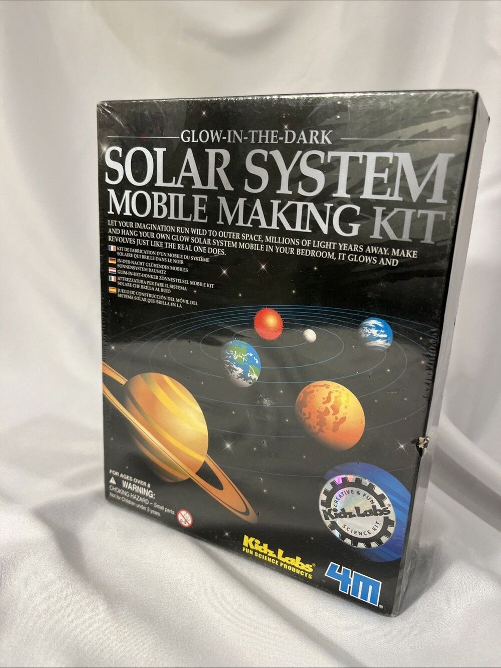 Solar System Mobile Making Kit NIB 4M Kidz Lab Glow in the Dark